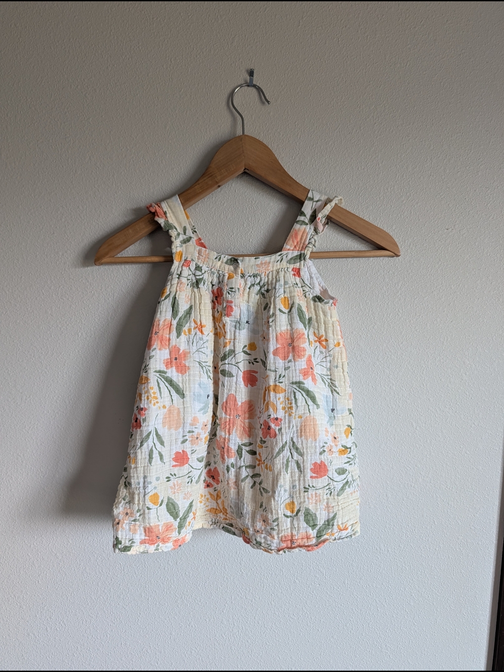 Angel Dear "Pretty Garden" Cotton Muslin Sundress
